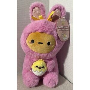 Smoko Tayto Potato Easter Bunny 10” Plush Brand New w/Tags Pink Soft Stuffed